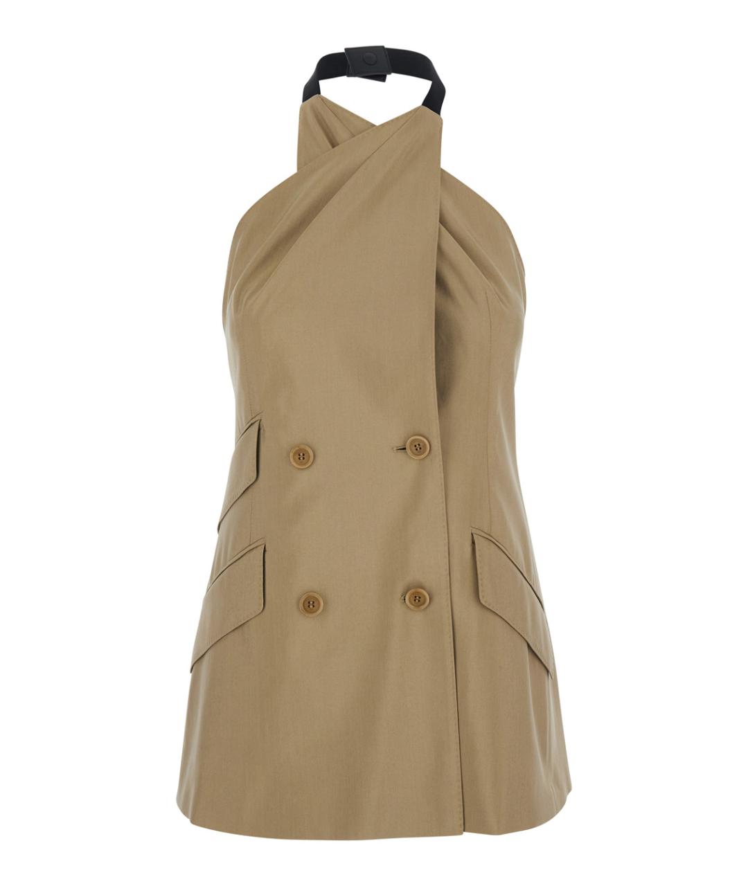 MAX MARA Бежевый шерстяной жилет, фото 1