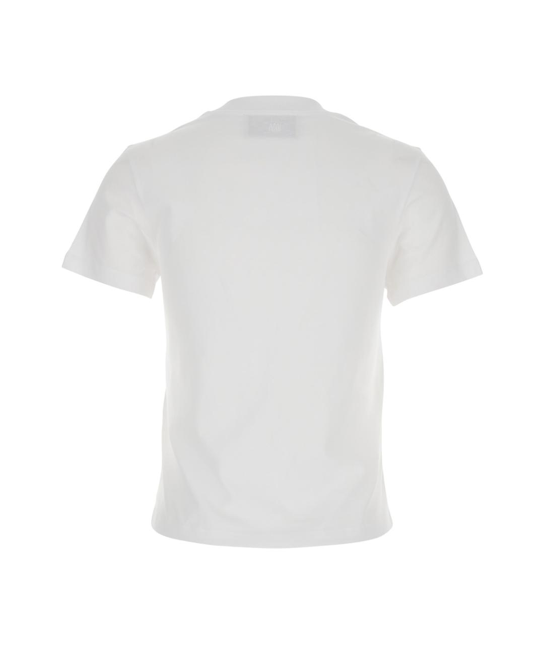 Ami Paris Белая хлопковая футболка, фото 2