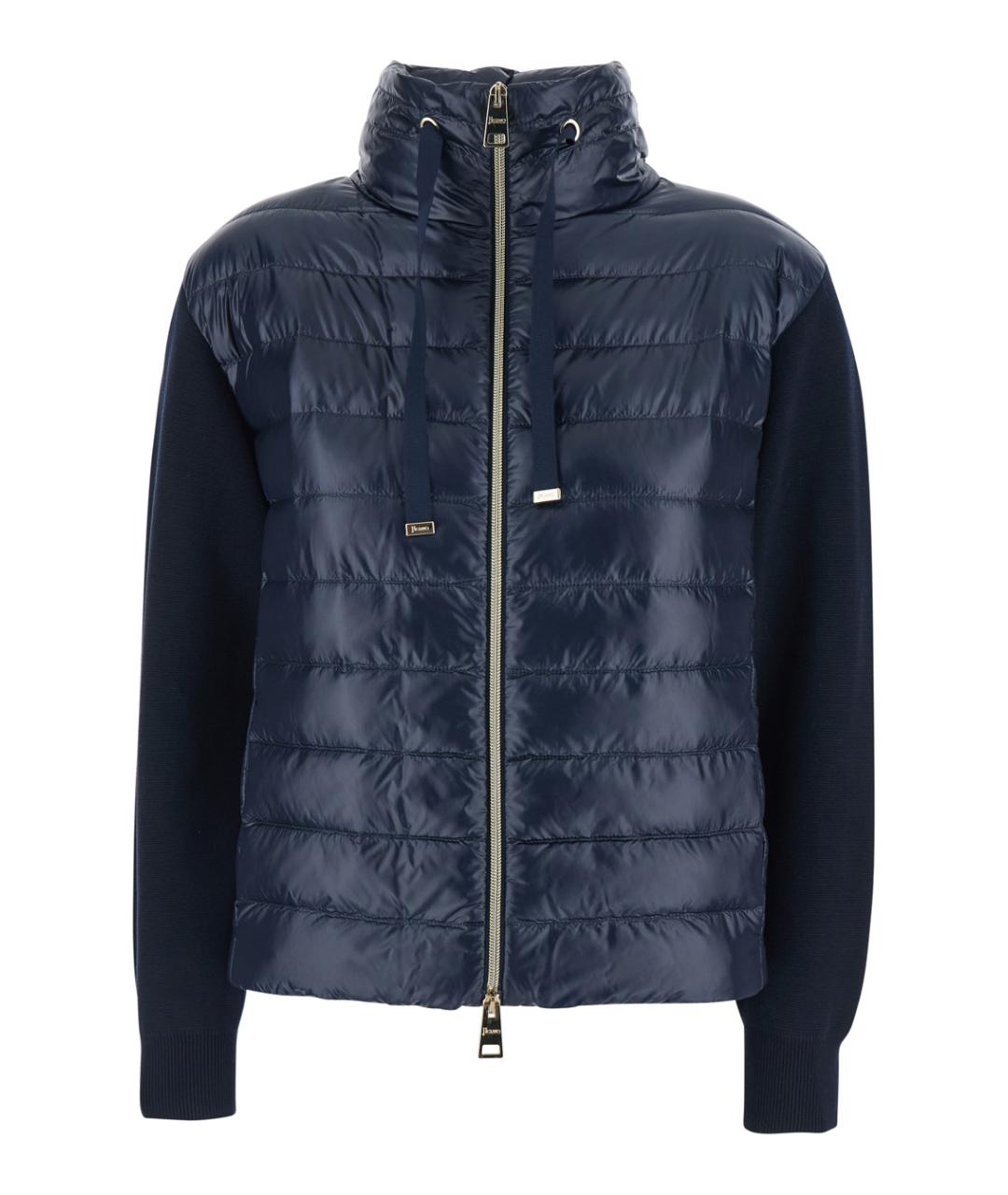 HERNO Синяя хлопковая куртка, фото 1