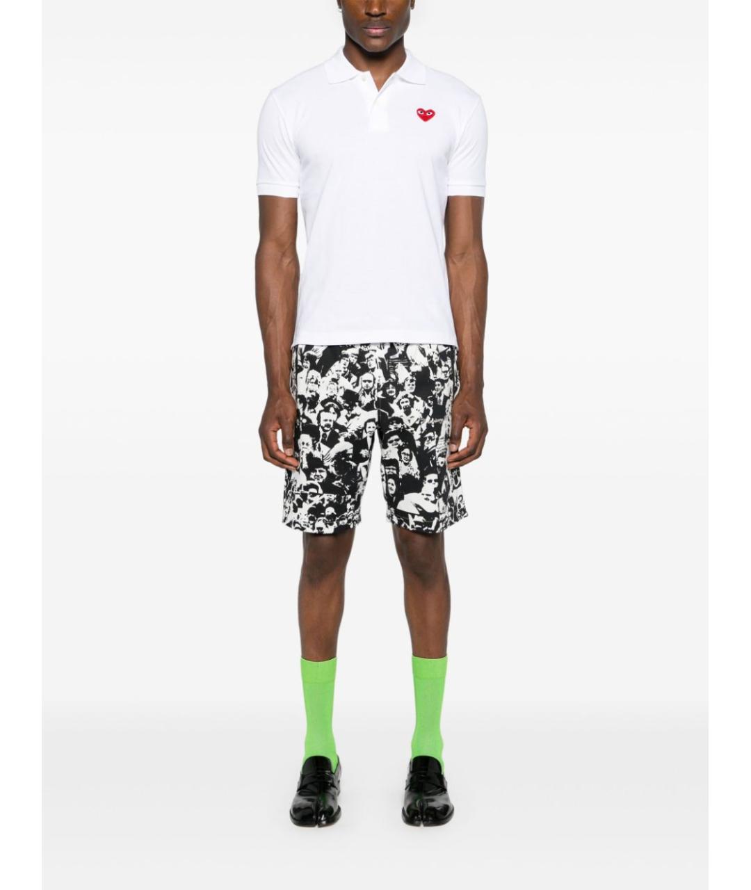 COMME DES GARÇONS Белая хлопковая футболка, фото 6