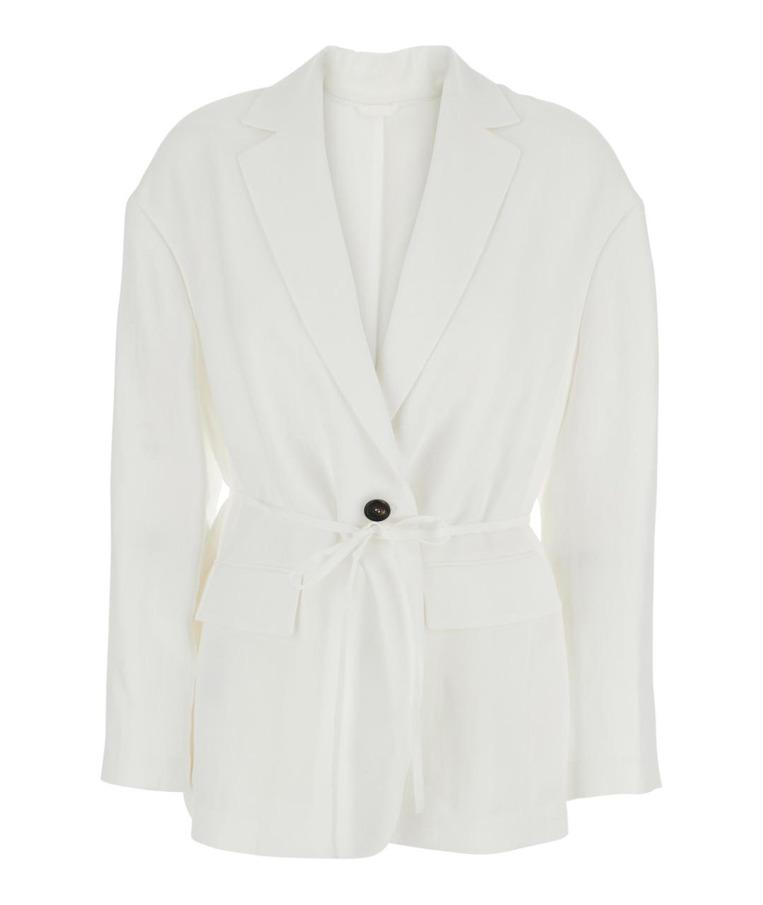 BRUNELLO CUCINELLI Белая вискозная куртка, фото 1