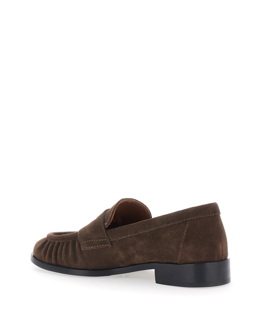 STRATEGIA Коричневые замшевые лоферы, фото 3