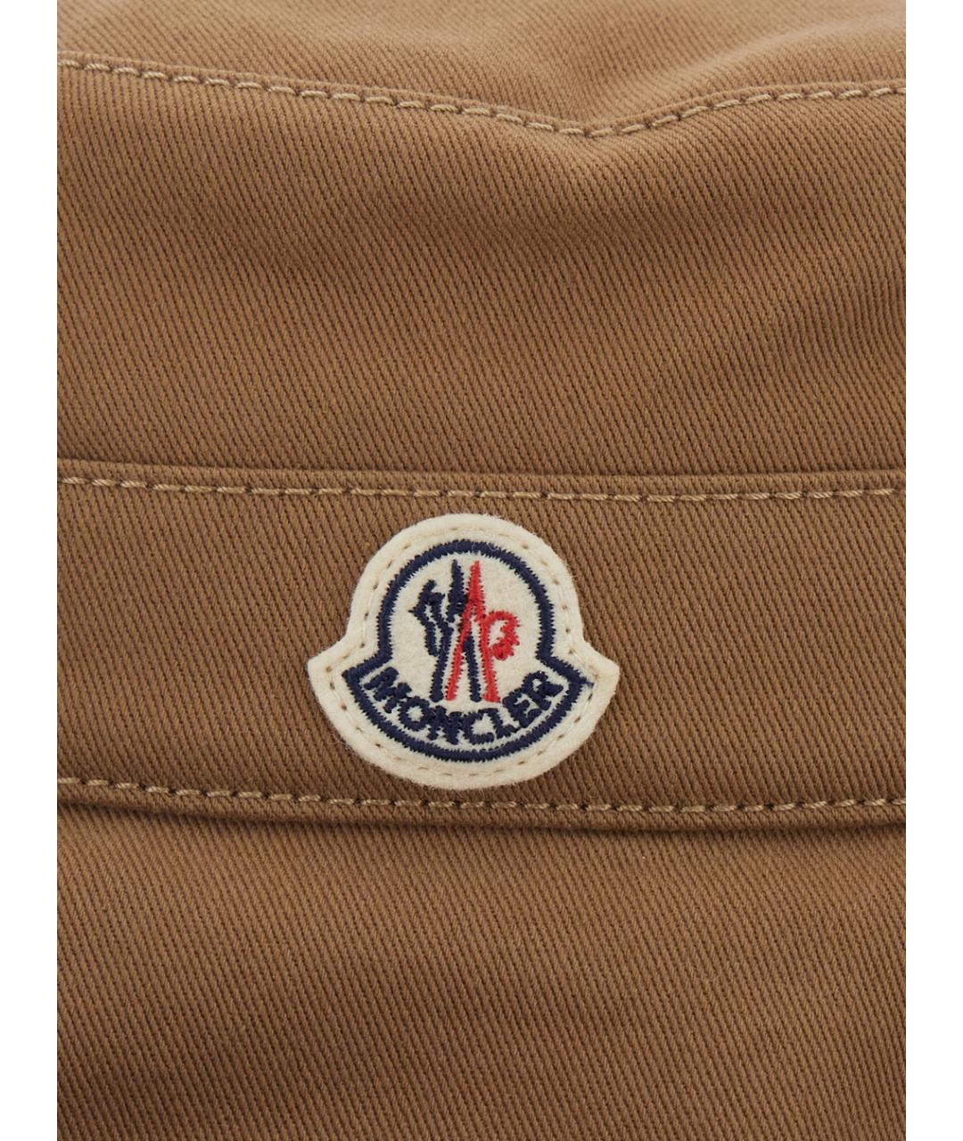 MONCLER Коричневая хлопковая панама, фото 3