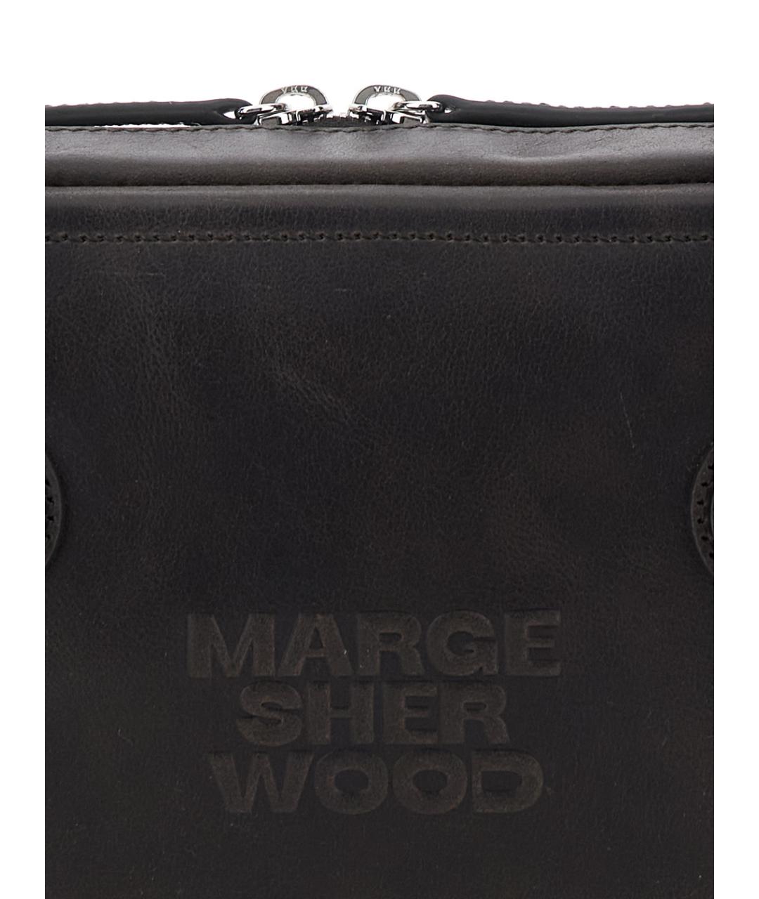 MARGESHERWOOD Коричневая кожаная сумка через плечо, фото 3