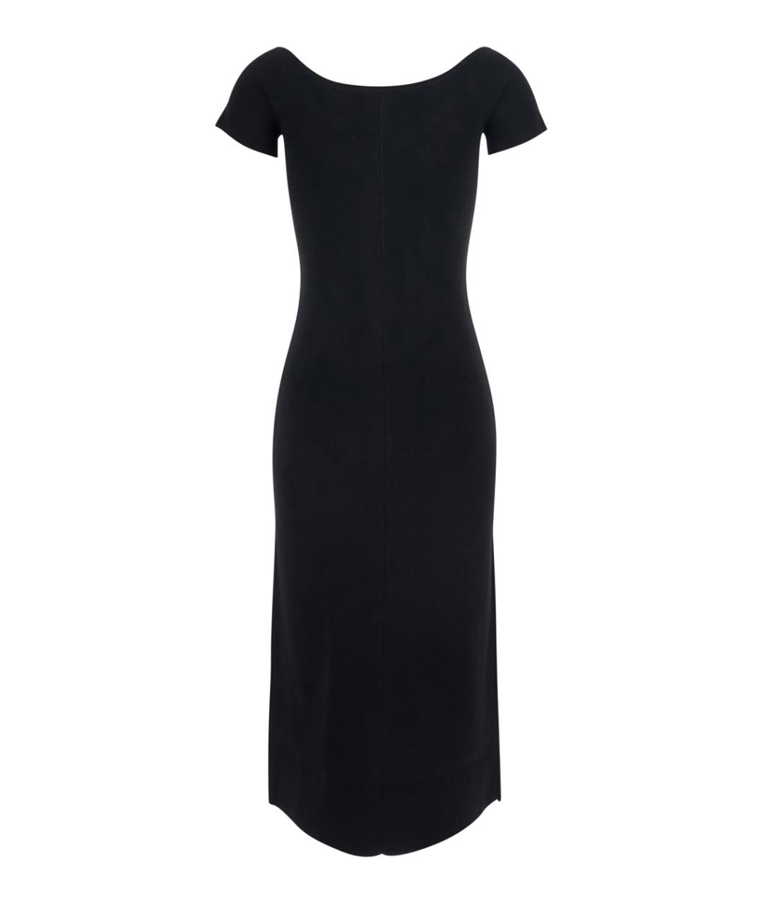 MAX MARA STUDIO Черное вискозное вечернее платье, фото 2
