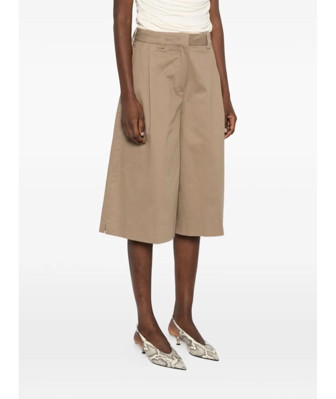 THELATEST Коричневые хлопковые шорты, фото 3