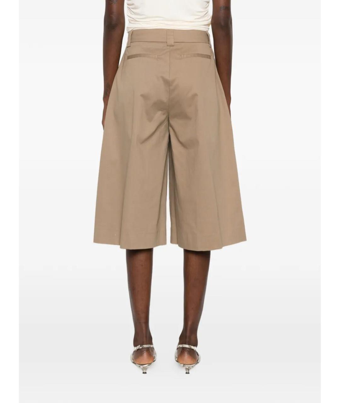 THELATEST Коричневые хлопковые шорты, фото 4