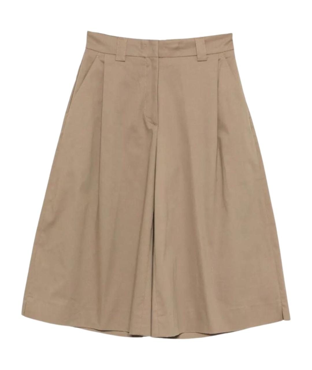 THELATEST Коричневые хлопковые шорты, фото 1