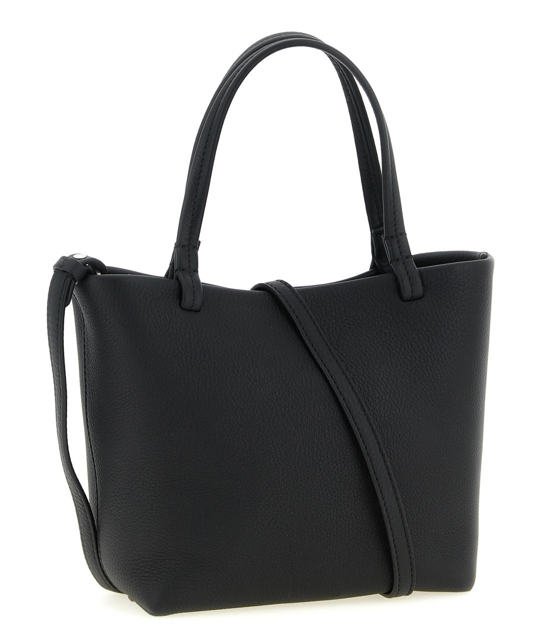 THE ROW Черная кожаная сумка тоут, фото 2