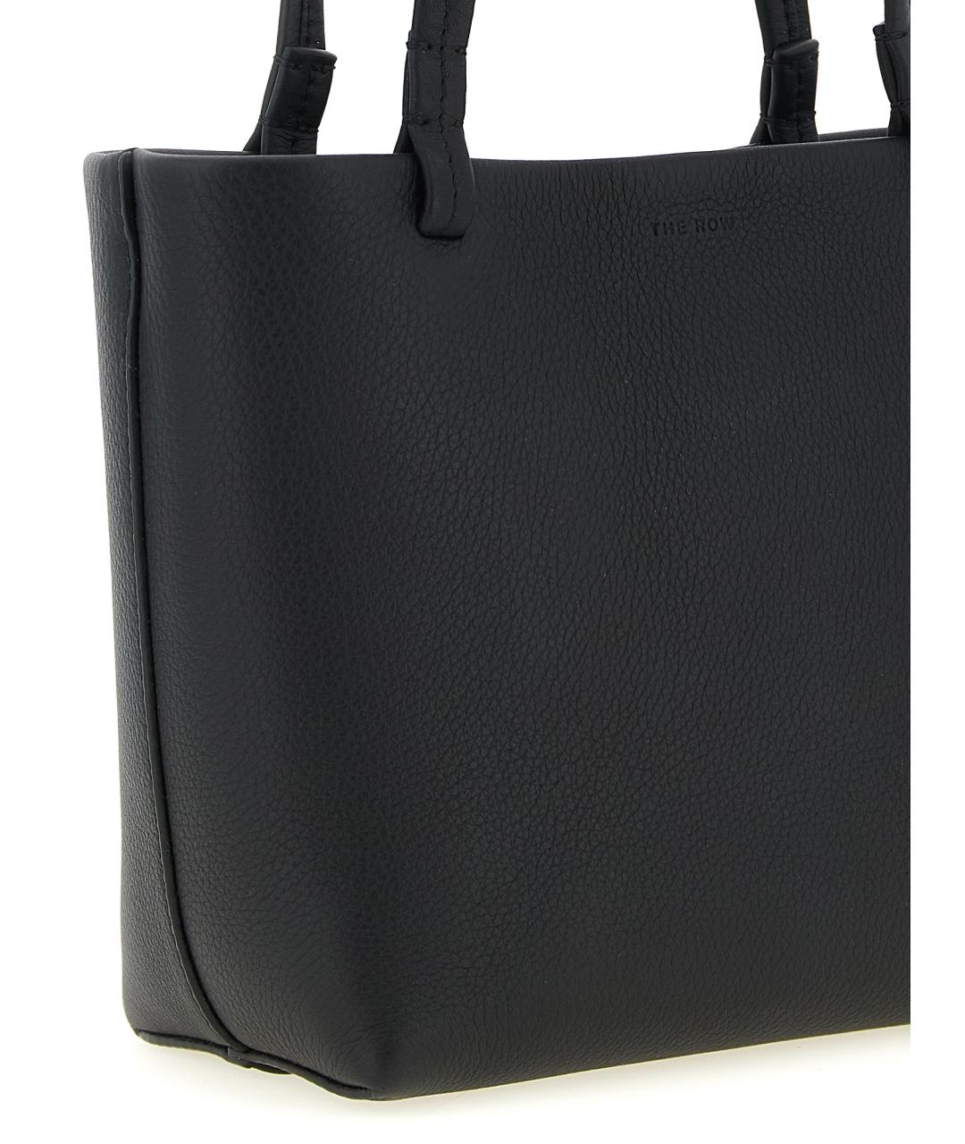 THE ROW Черная кожаная сумка тоут, фото 3