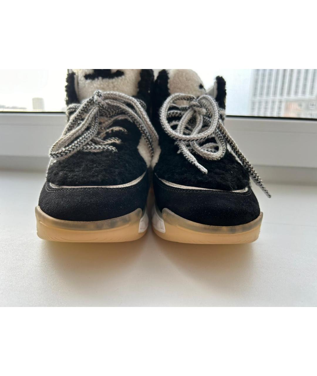 CHANEL Черные кроссовки, фото 3