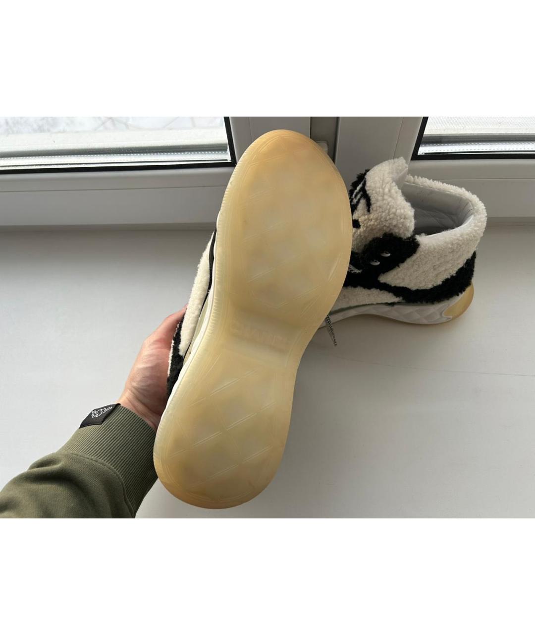 CHANEL Черные кроссовки, фото 6