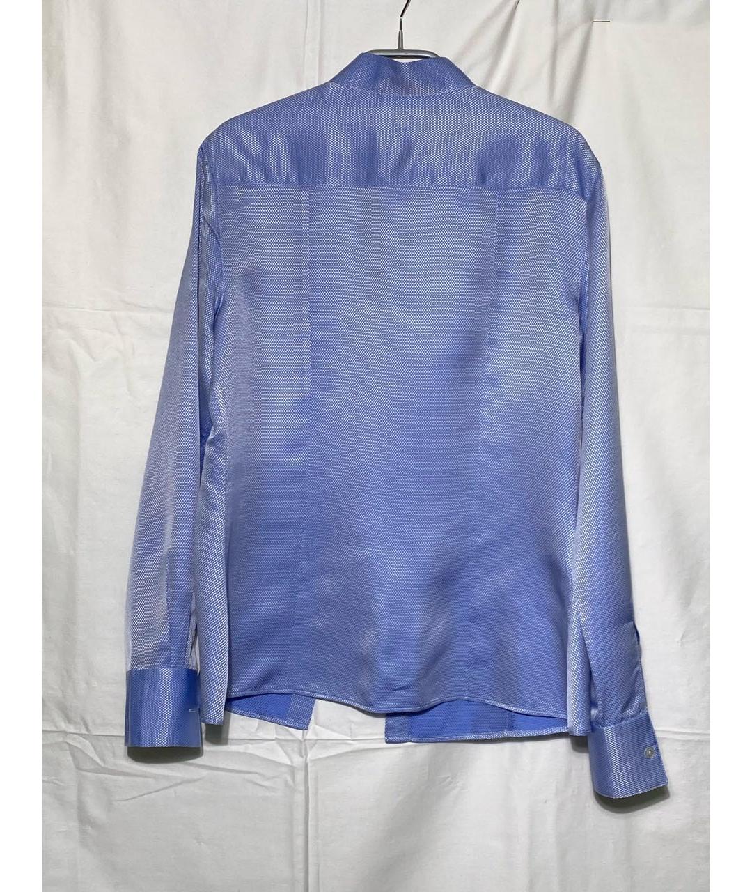 GIORGIO ARMANI Голубая шелковая рубашка, фото 2