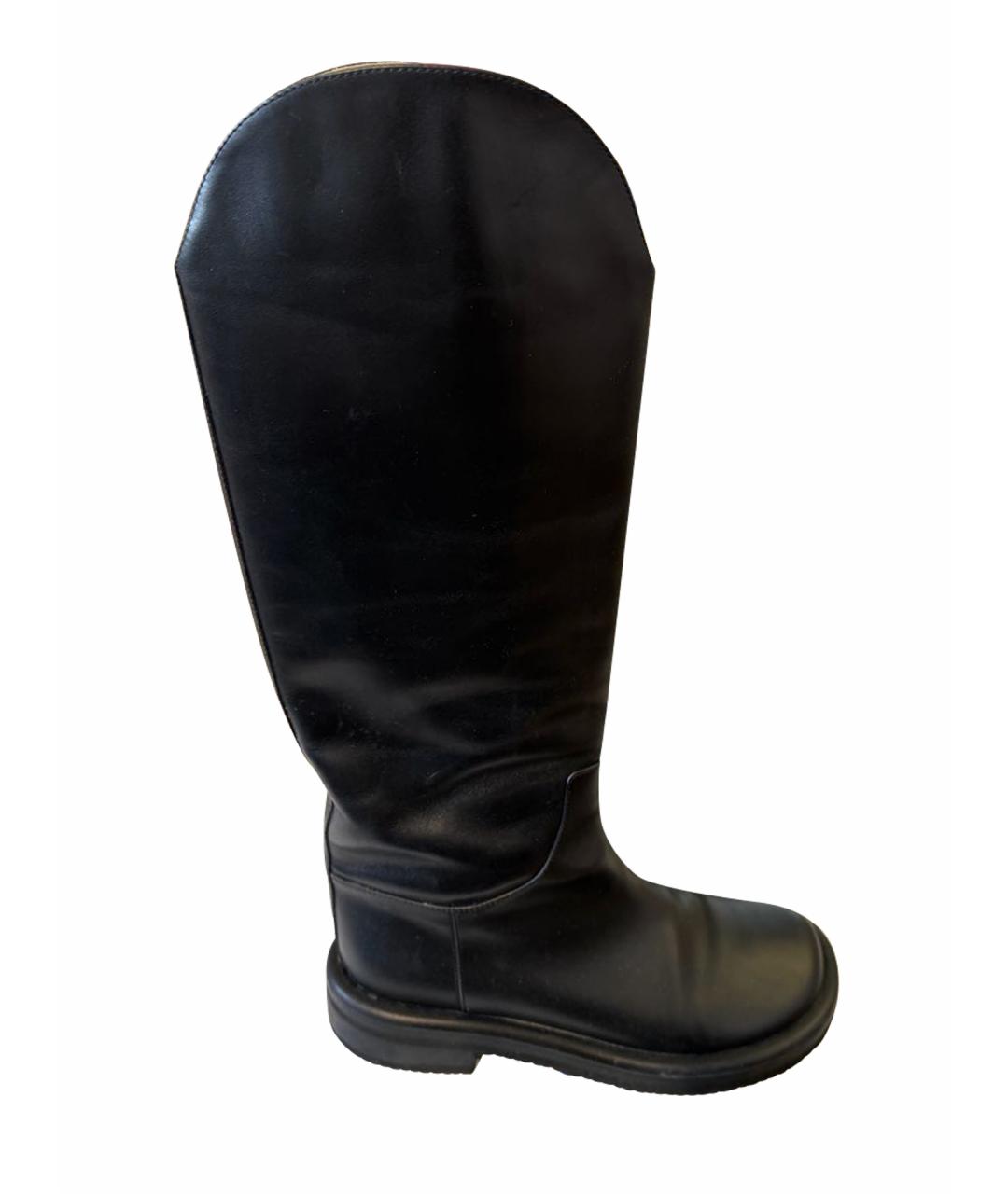 PROENZA SCHOULER Черные кожаные сапоги, фото 1