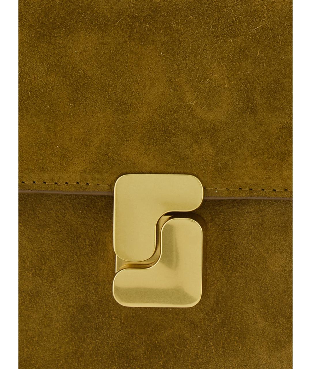 SOEUR Коричневая тканевая сумка через плечо, фото 3