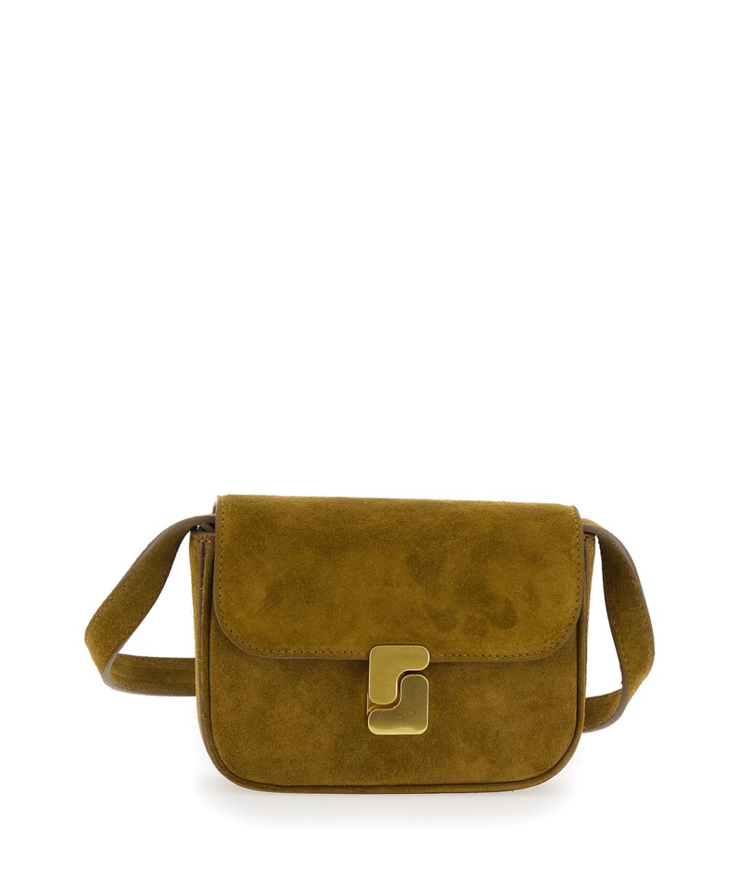 SOEUR Коричневая тканевая сумка через плечо, фото 1