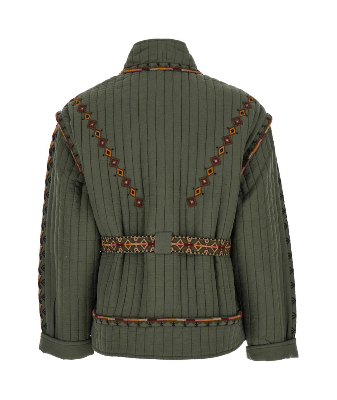 BA&SH Зеленая хлопковая куртка, фото 2