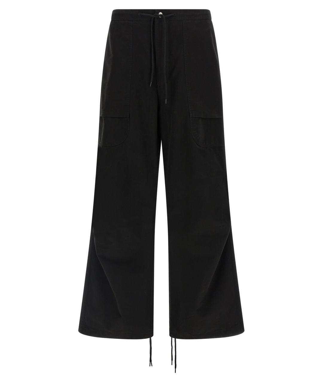 entire studios Черные хлопковые повседневные брюки, фото 1
