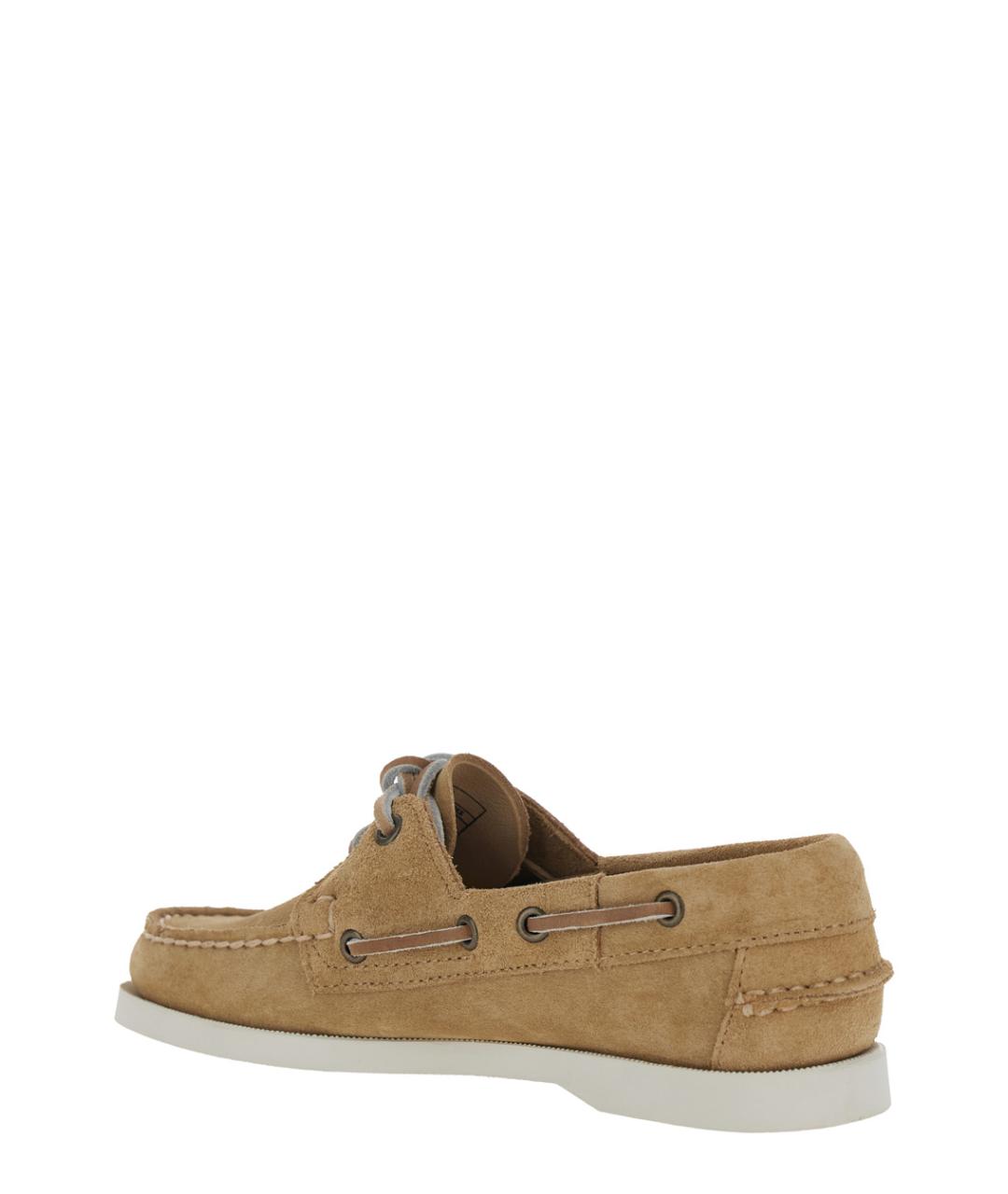 SEBAGO Бежевые замшевые лоферы, фото 3
