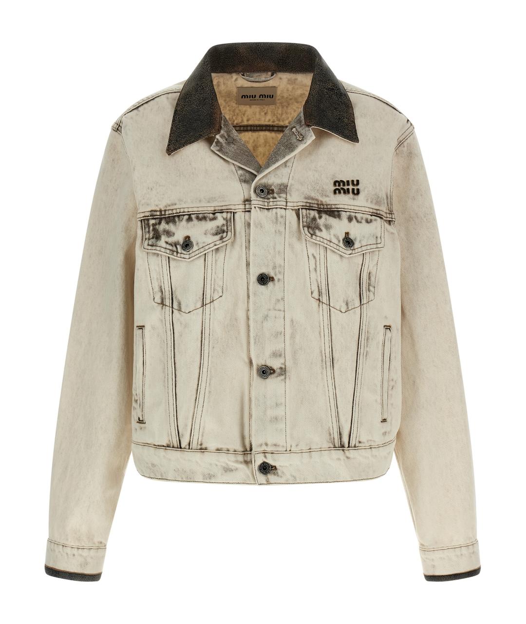 MIU MIU Мульти хлопковая куртка, фото 1