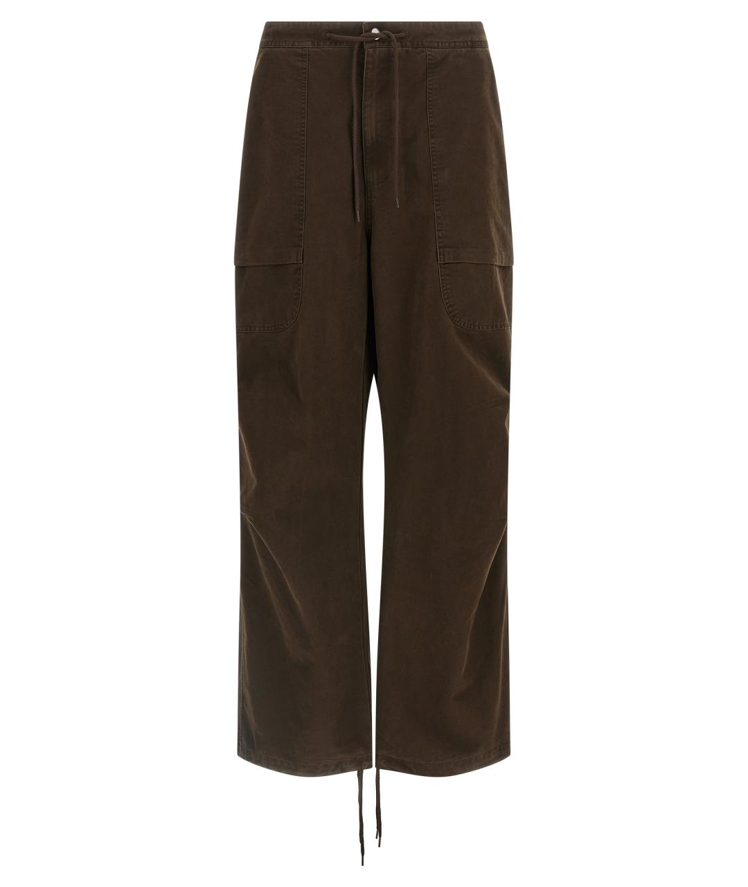 entire studios Коричневые хлопковые повседневные брюки, фото 1
