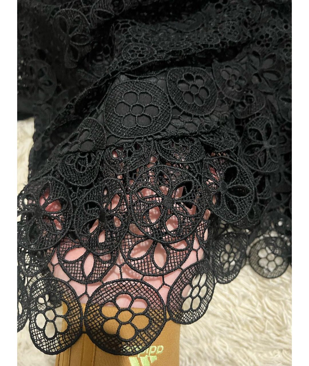 SELF-PORTRAIT Черное коктейльное платье, фото 5