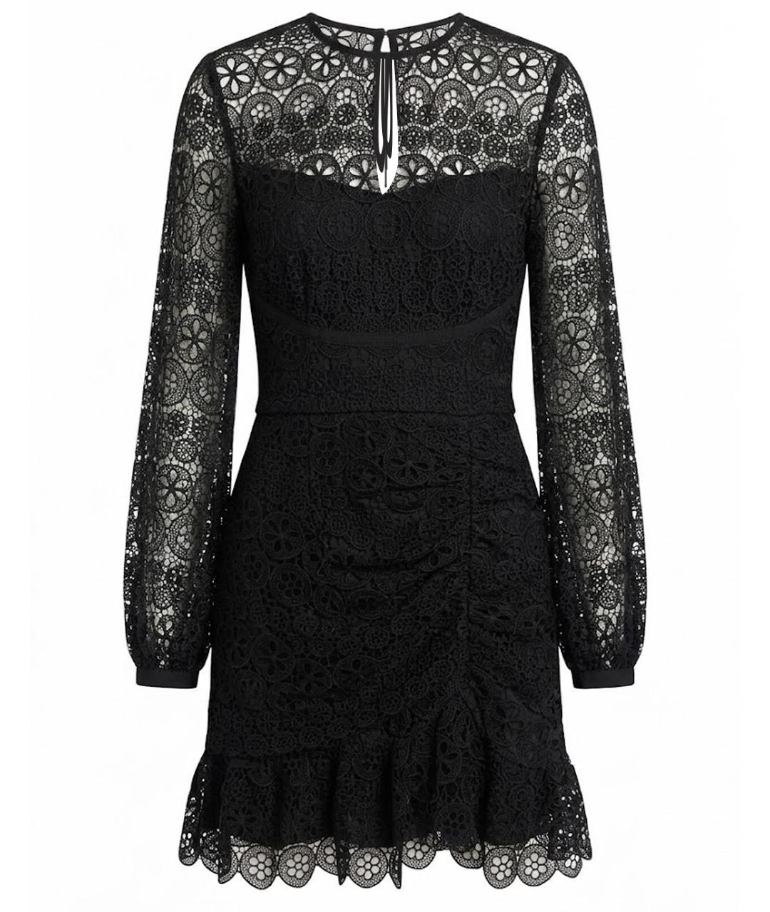 SELF-PORTRAIT Черное коктейльное платье, фото 1