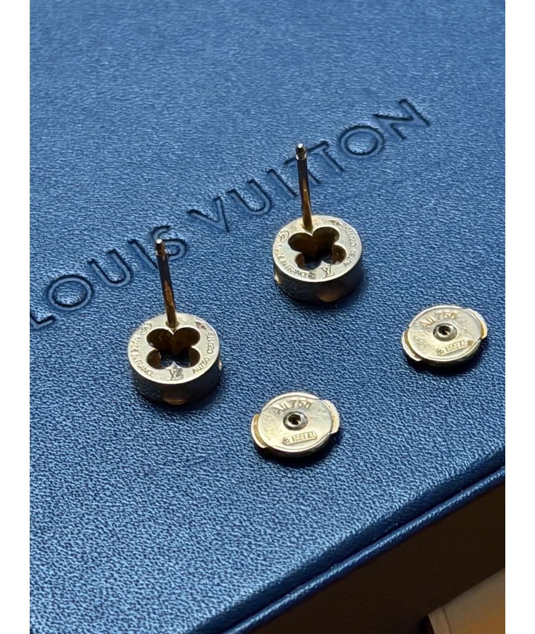 LOUIS VUITTON Золотые серьги из розового золота, фото 4