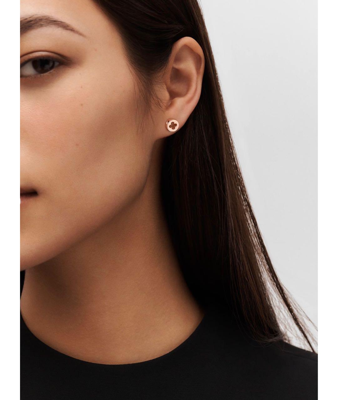 LOUIS VUITTON Золотые серьги из розового золота, фото 8