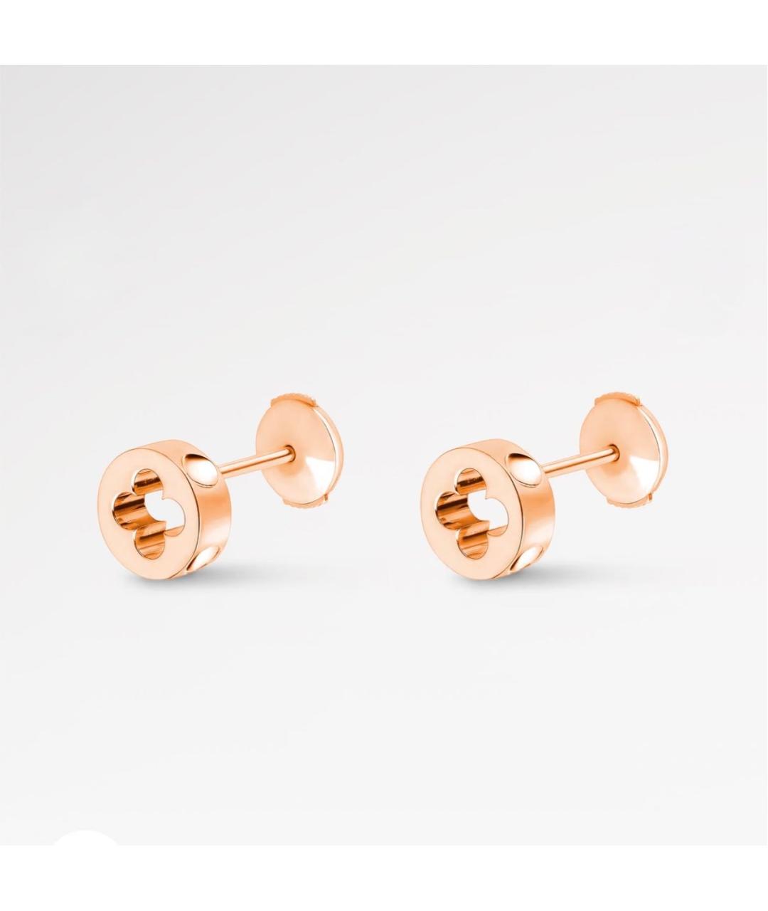 LOUIS VUITTON Золотые серьги из розового золота, фото 2