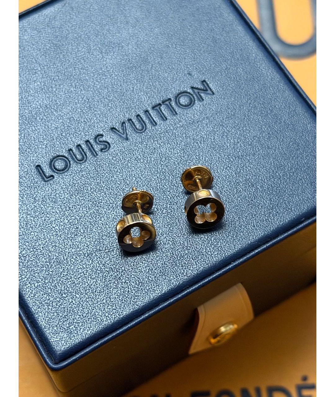 LOUIS VUITTON Золотые серьги из розового золота, фото 6
