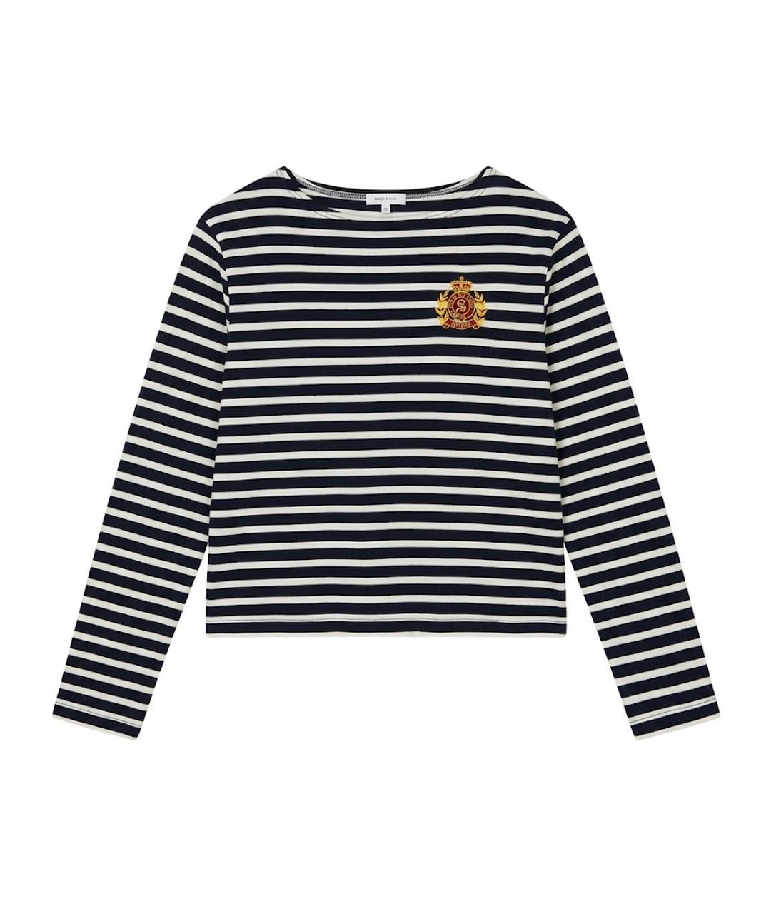 SPORTY AND RICH Синий хлопковый джемпер / свитер, фото 1