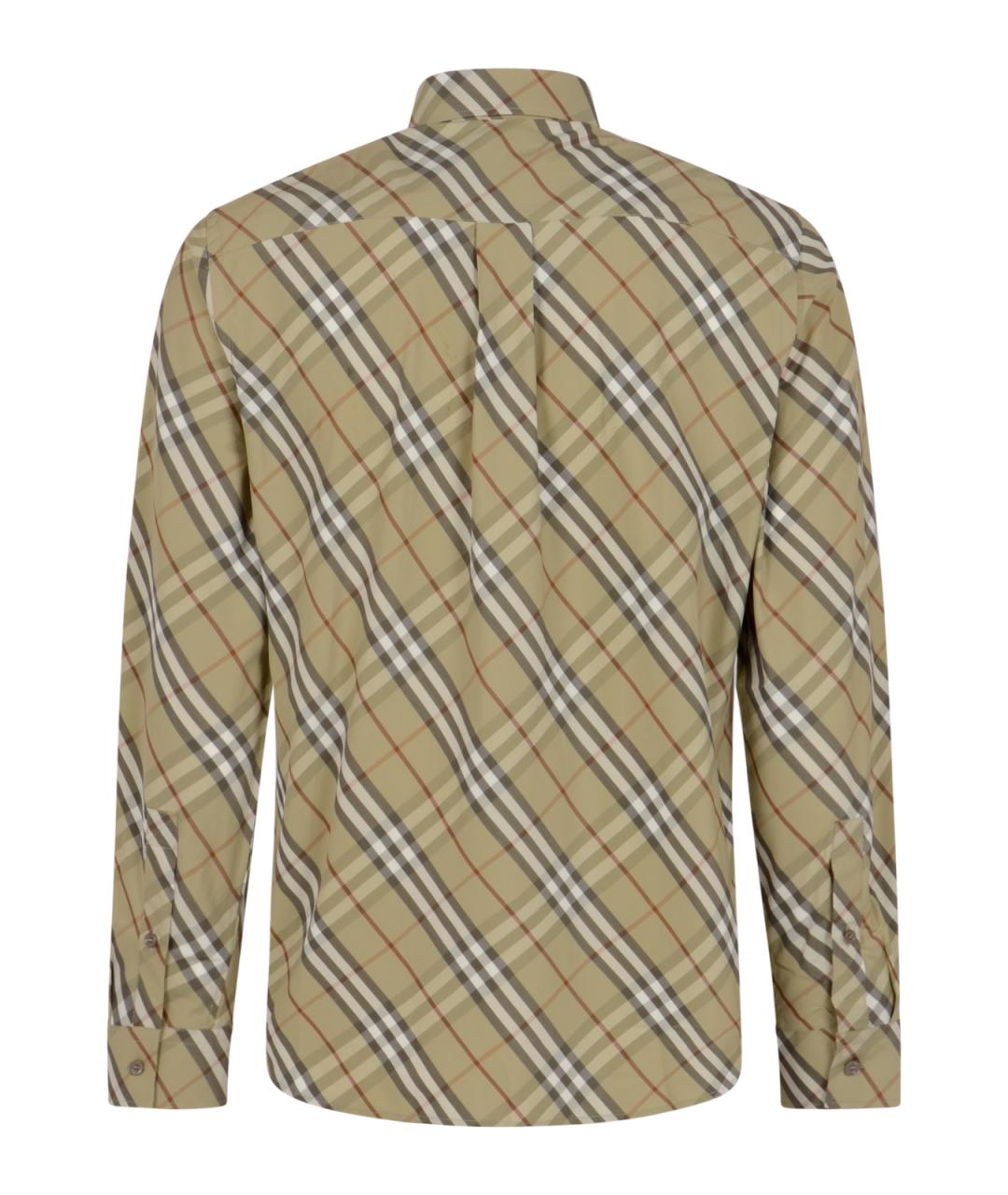 BURBERRY Мульти хлопковая кэжуал рубашка, фото 2