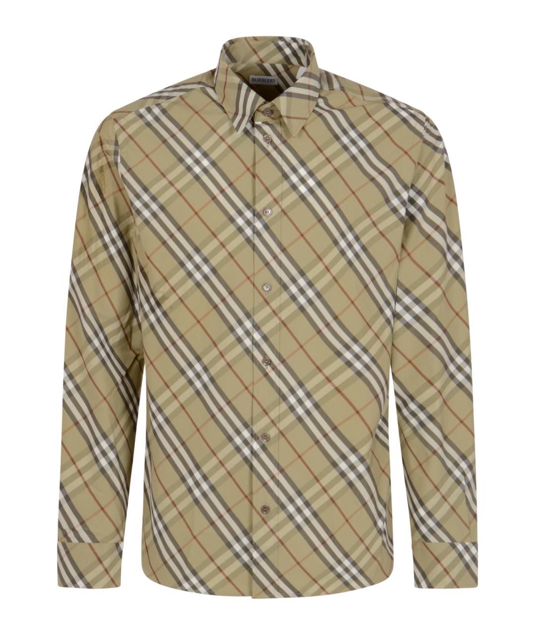 BURBERRY Мульти хлопковая кэжуал рубашка, фото 1