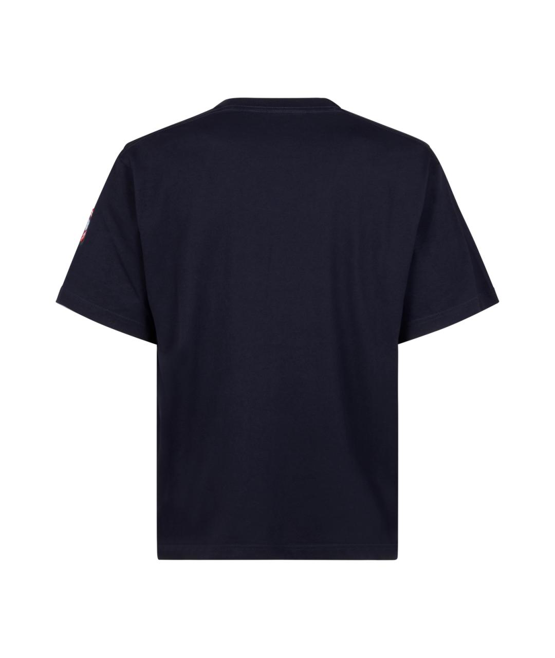 CANADA GOOSE Черная хлопковая футболка, фото 2