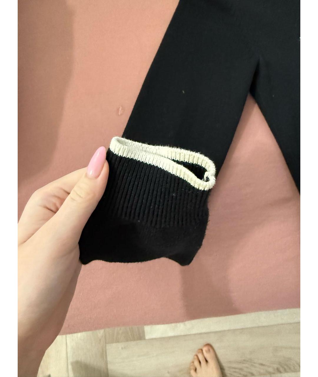 BALMAIN Темно-синий хлопковый джемпер / свитер, фото 2