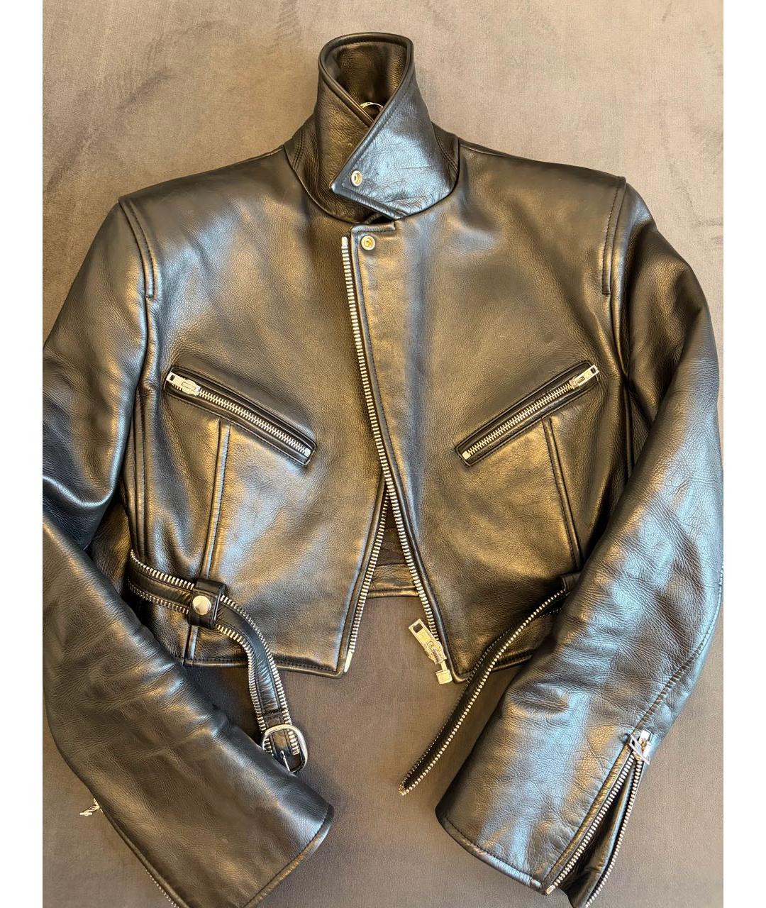 ALEXANDER WANG Черная кожаная куртка, фото 6