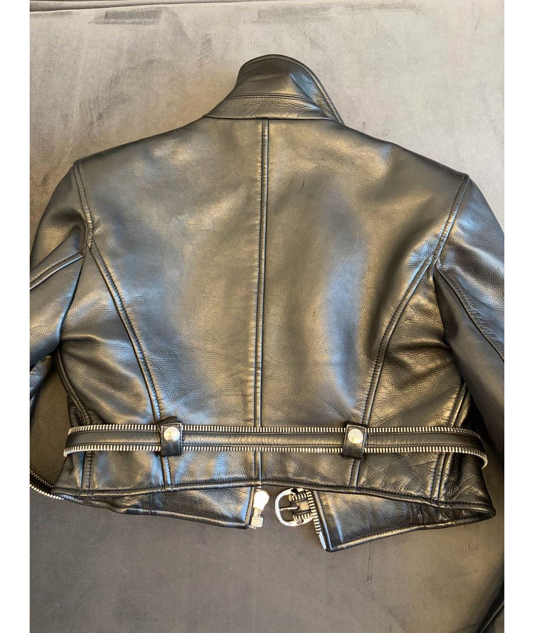 ALEXANDER WANG Черная кожаная куртка, фото 2