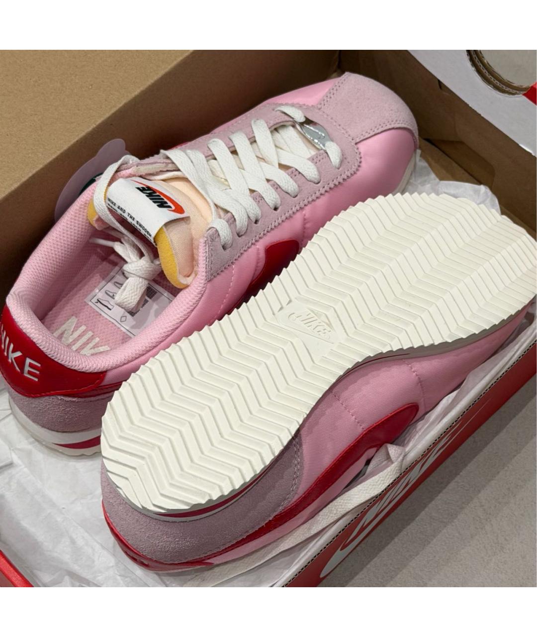 NIKE Розовые текстильные кроссовки, фото 3