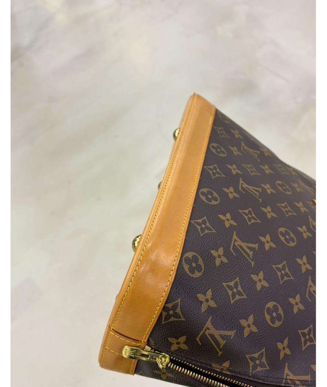 LOUIS VUITTON Коричневая сумка с короткими ручками, фото 3