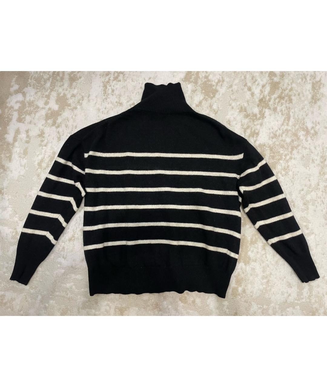 ERMANNO FIRENZE Черный вискозный джемпер / свитер, фото 2