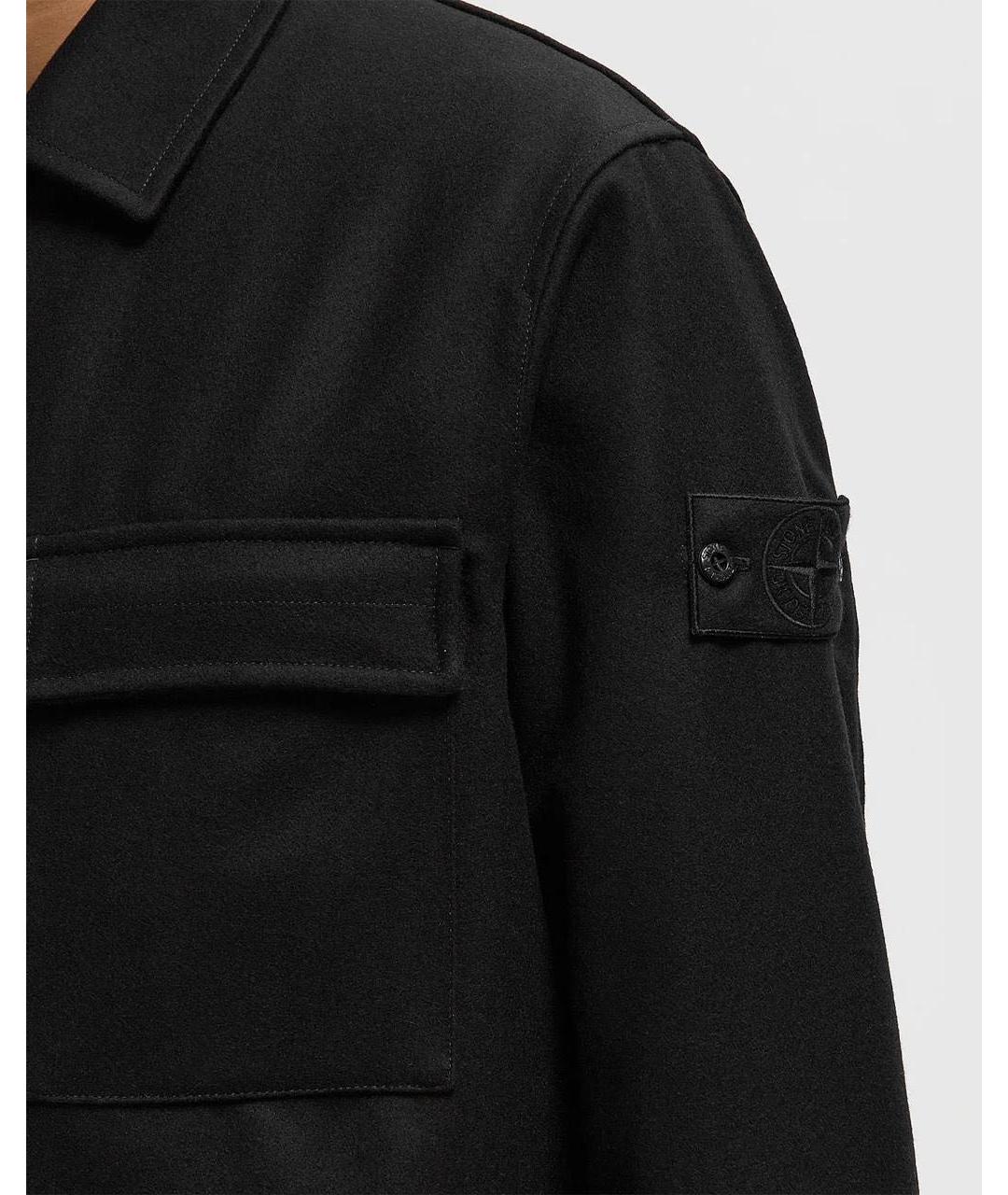 STONE ISLAND Черная куртка, фото 2