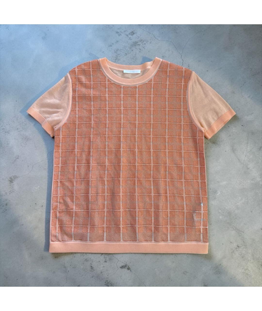 HUGO BOSS Оранжевый хлопковый джемпер / свитер, фото 3