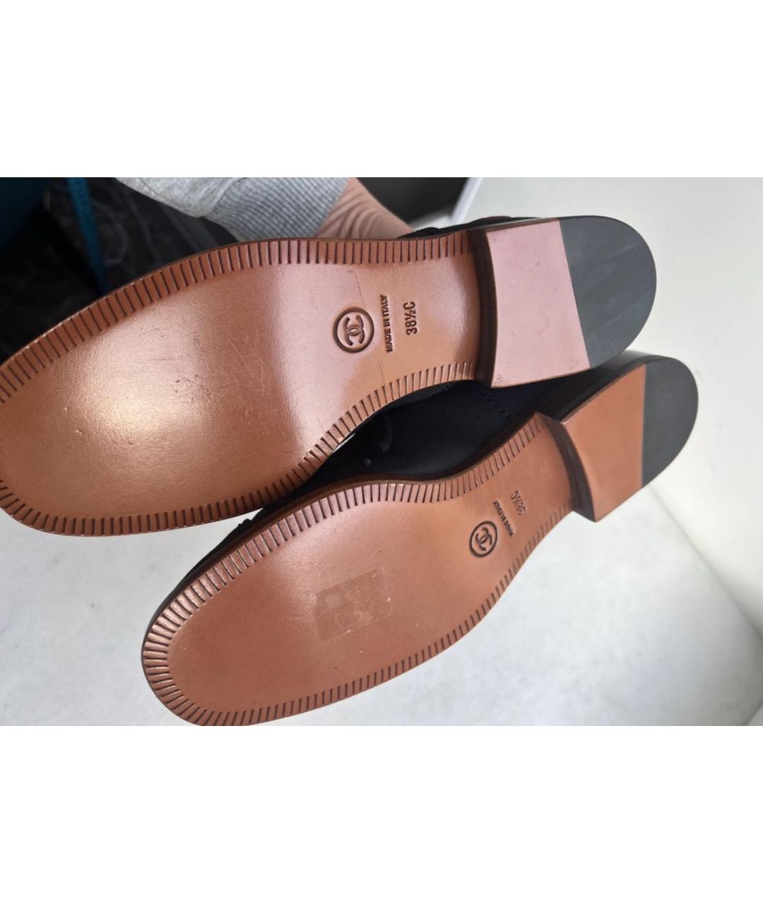 CHANEL Кожаные брогги и оксфорды, фото 3