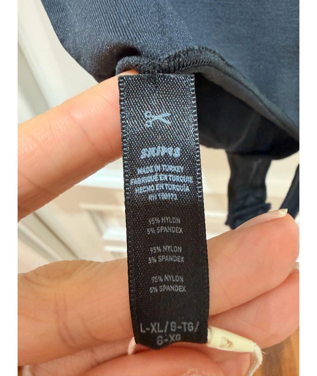 SKIMS Черная полиэстеровая майка, фото 4