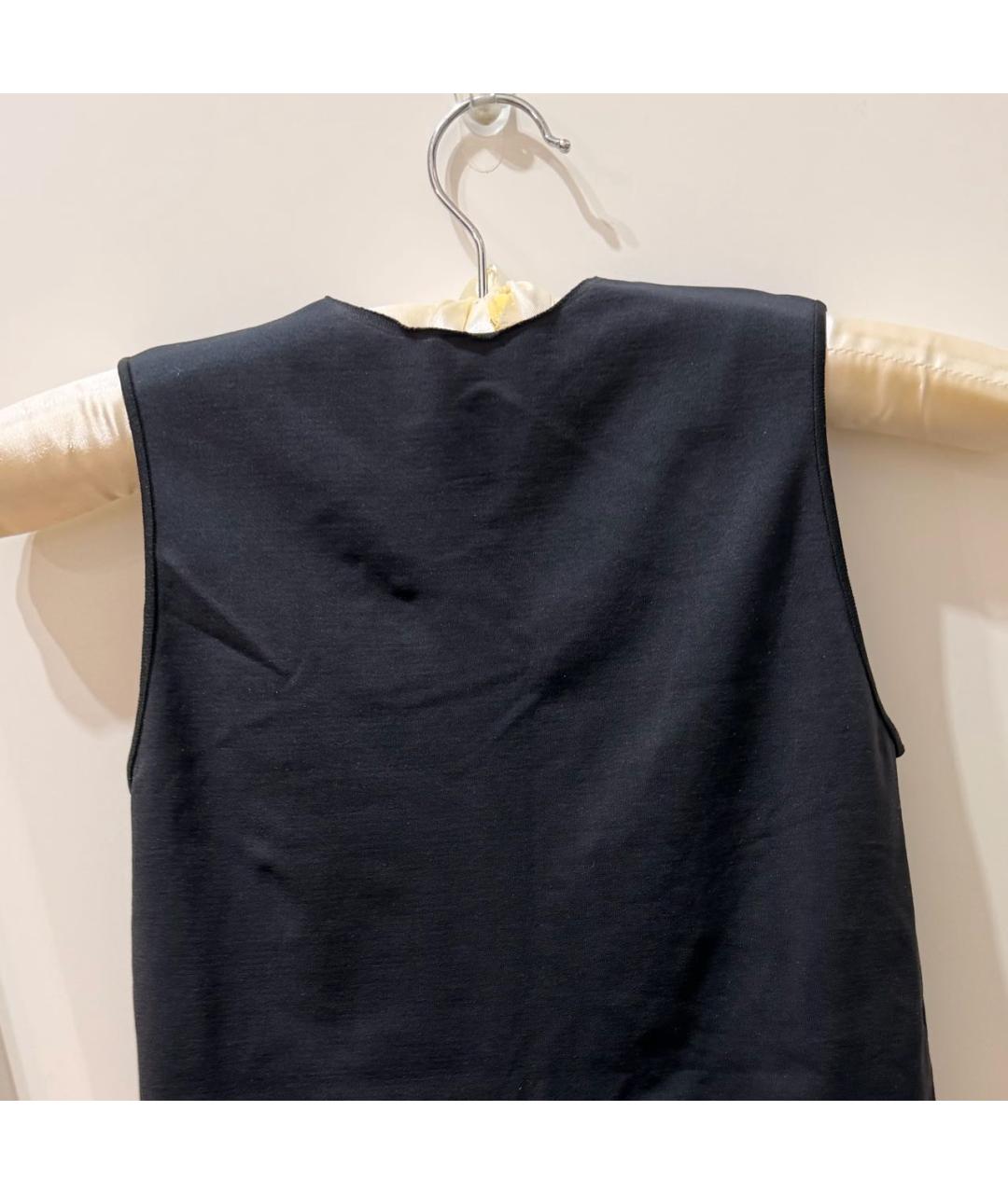 SKIMS Черная полиэстеровая майка, фото 3