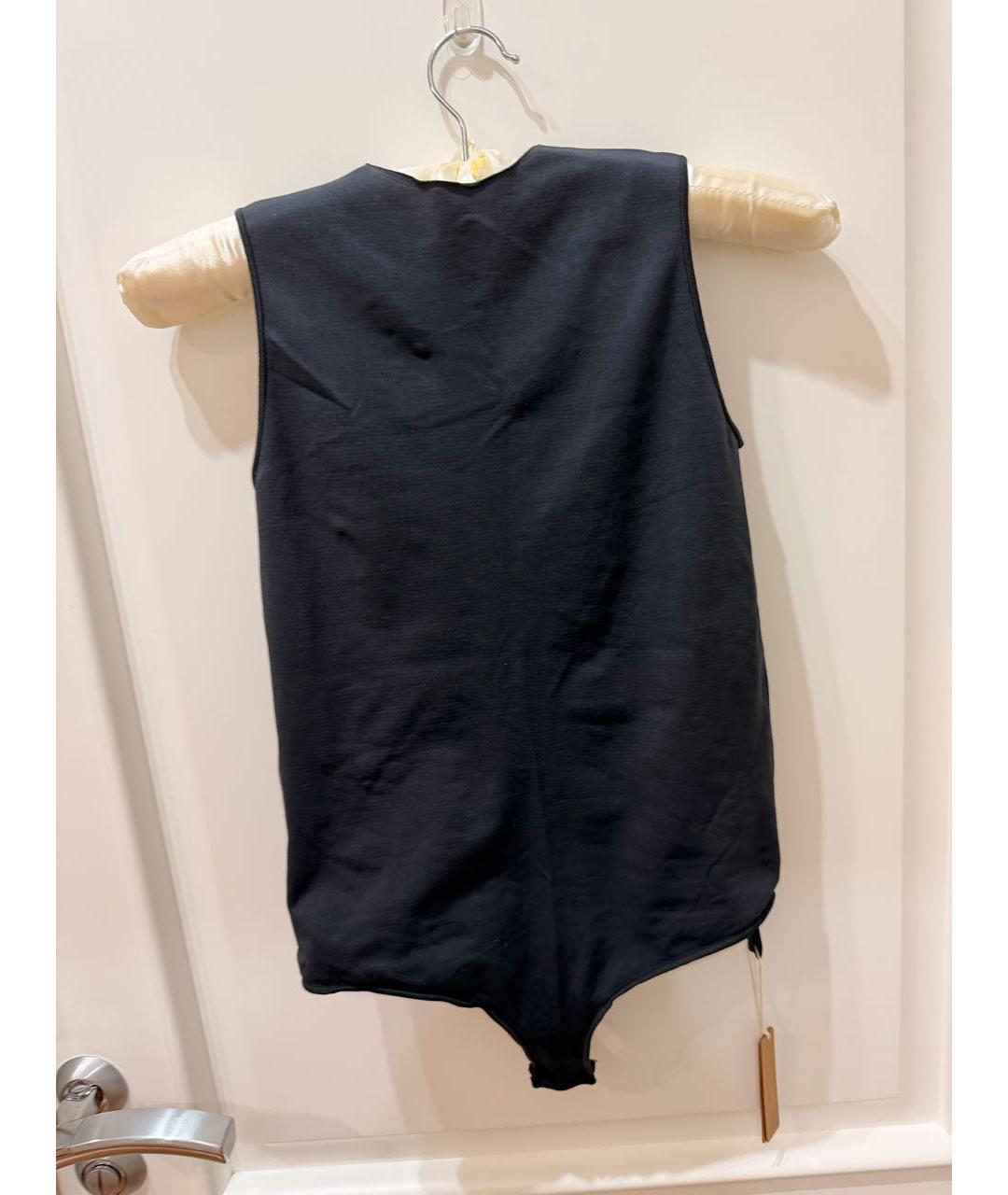 SKIMS Черная полиэстеровая майка, фото 5