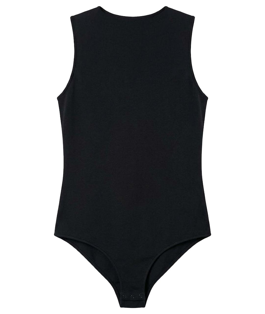 SKIMS Черная полиэстеровая майка, фото 1