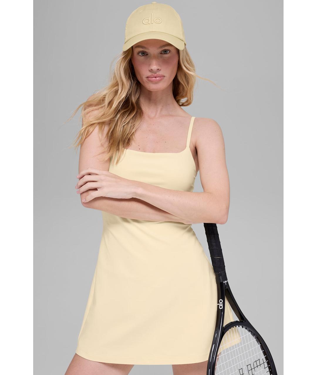 ALO YOGA Желтое платье, фото 2