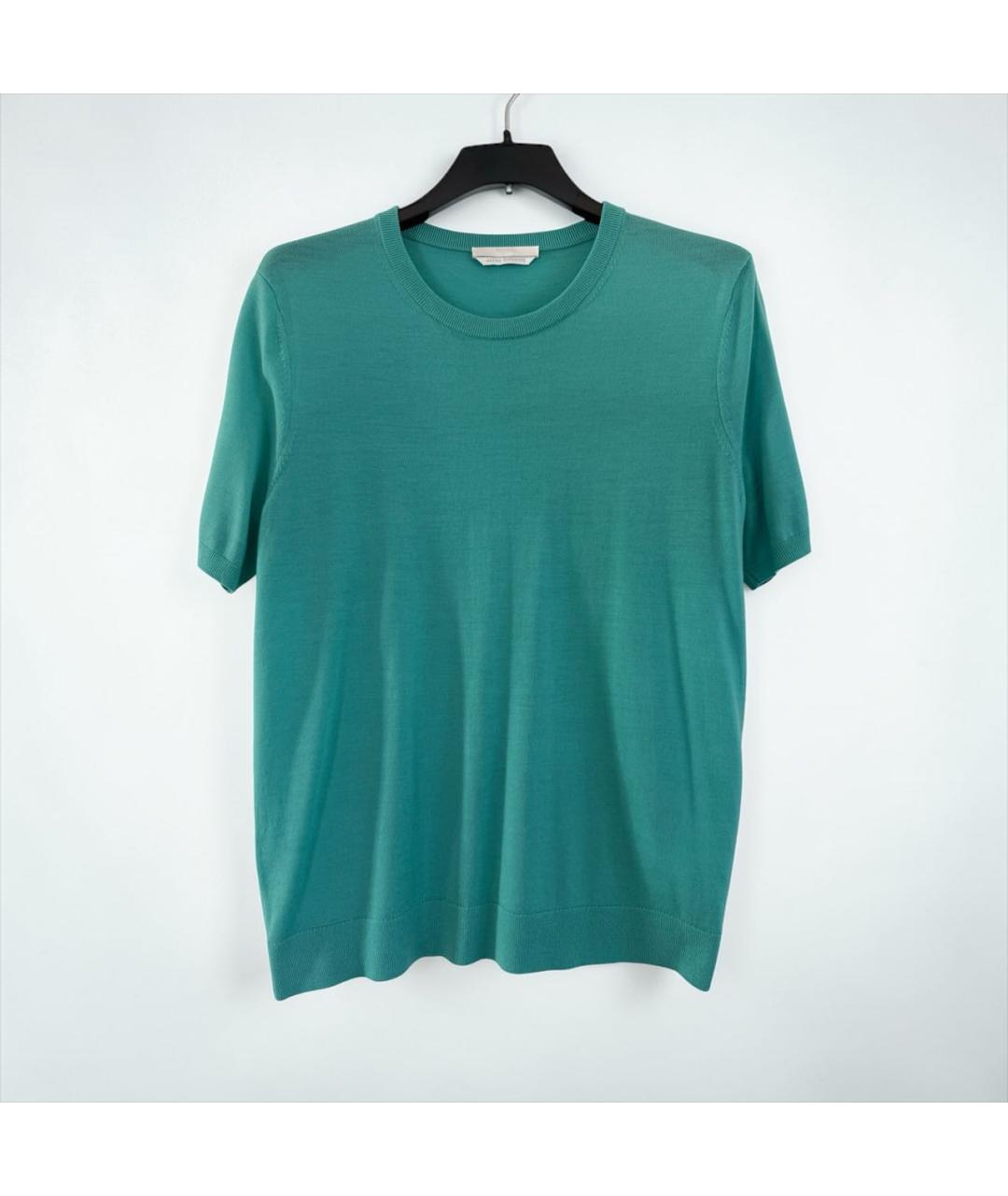 HUGO BOSS Бирюзовый шерстяной джемпер / свитер, фото 9